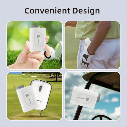2025 New Golf Rangefinder with Slope 1000 Yards Range Finder Golfing 6X Magnification Flag Pole Locking Vibration Magnet Stripe
